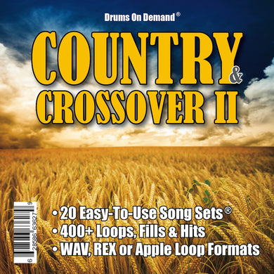 Country & Crossover Vol. 2 Drum Loops & Drum Samples