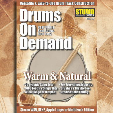 dry drum loops unprocessed